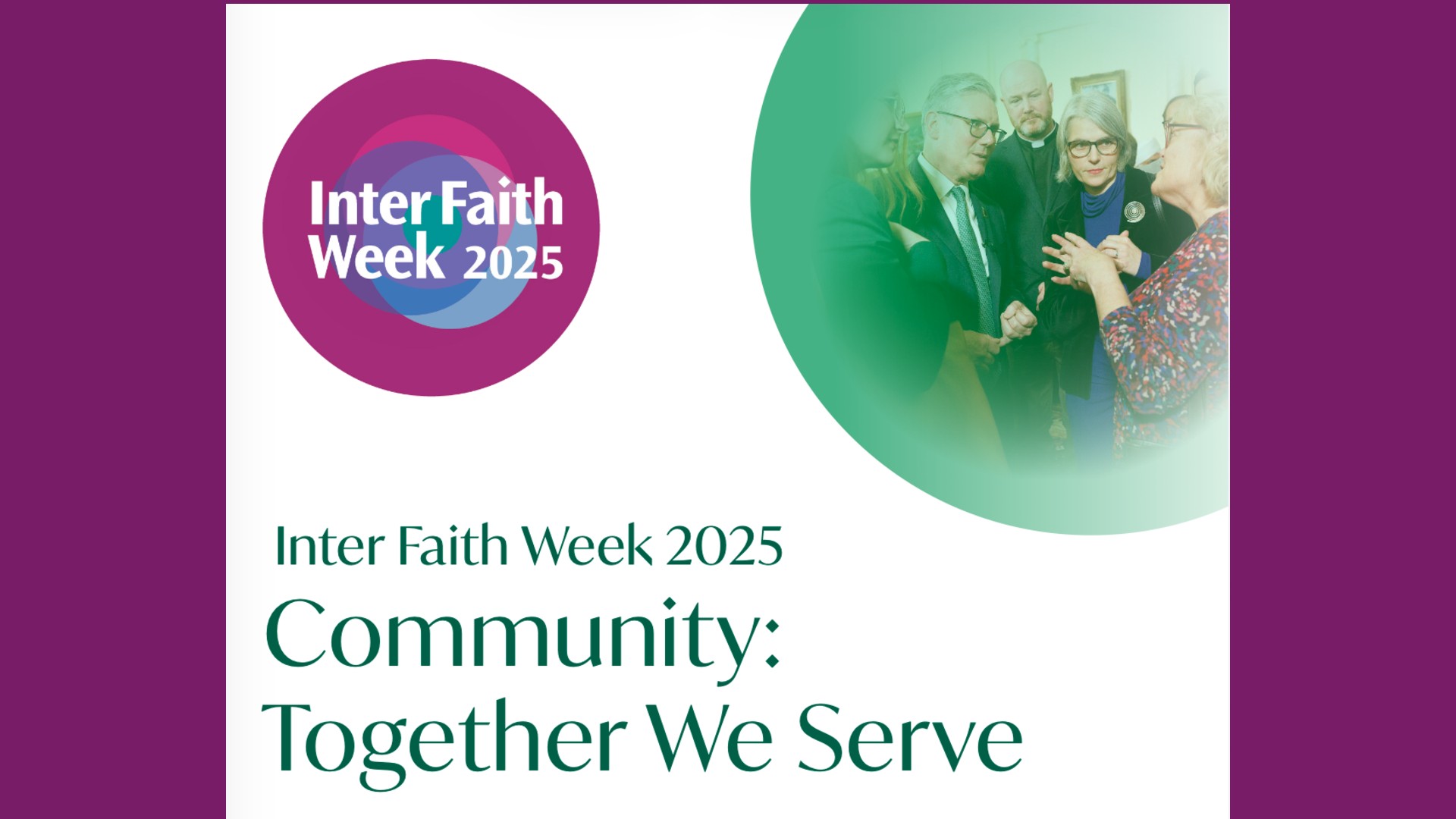 The Inter Faith Week Report Community: Together We Serve